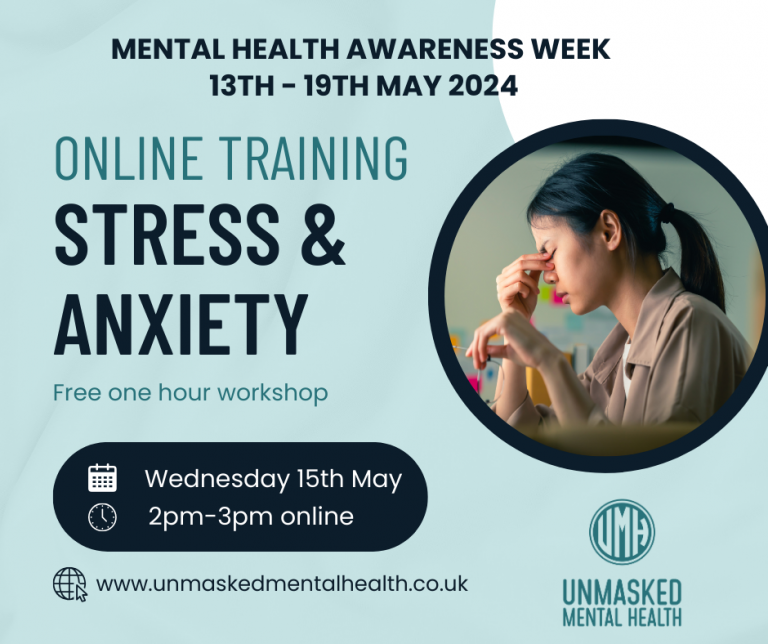 Stress & Anxiety – Free Online Training – Unmasked Mental Health